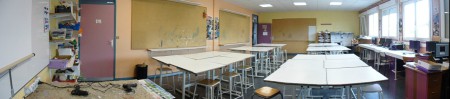 la salle d'arts plastiques (Collège Jacques Prévert-Domfront)